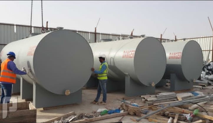 ورشة تصنيع خزانات الوقود في جده